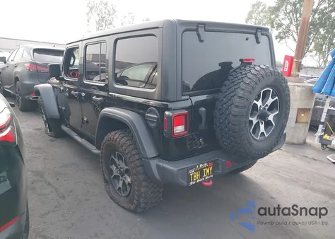 2020 Jeep Wrangler Unlimited Rubicon 4X4 z USA, uszkodzony, nr VIN 1C4HJXFG9LW277440